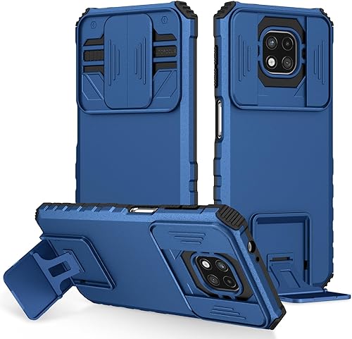 Asuwish Funda de teléfono para Moto G Power 2021 con protector de pantalla de vidrio templado y cubierta deslizante para cámara deslizante, soporte