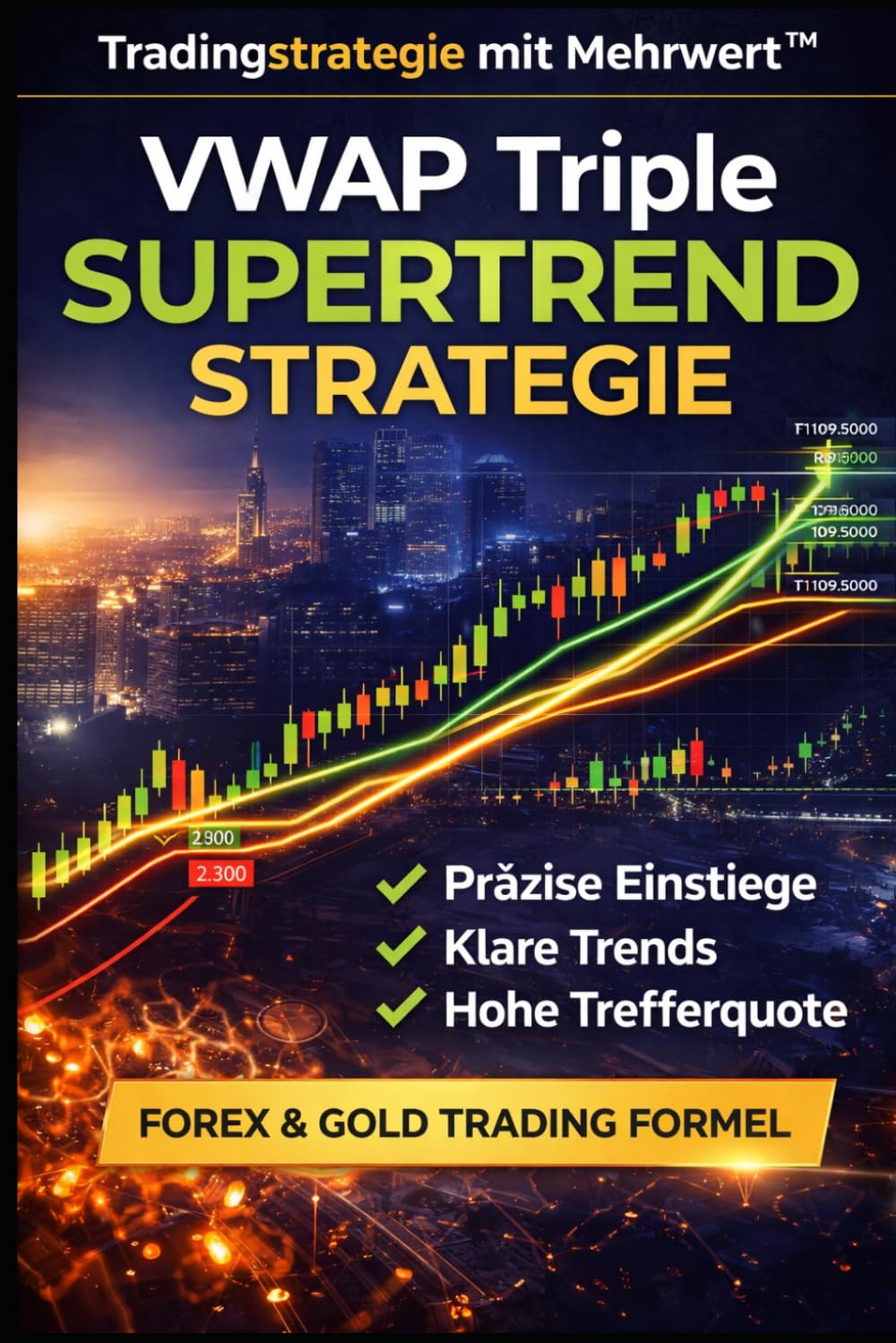 VWAP Triple SuperTrend Strategie: Wie du mit institutioneller Preislogik, VWAP und mehrstufiger Trendbestätigung endlich den Markt liest wie Profis – ... (High-Value Trading Strategy Series™)