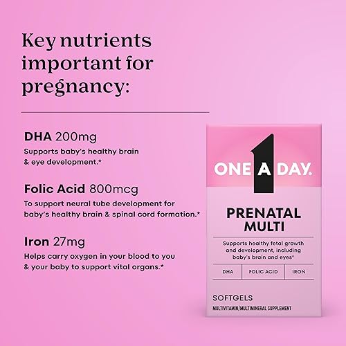 Miniatura 4 de One a Day píldora prenatal para mujeres 60unidades 16500560104 1 1