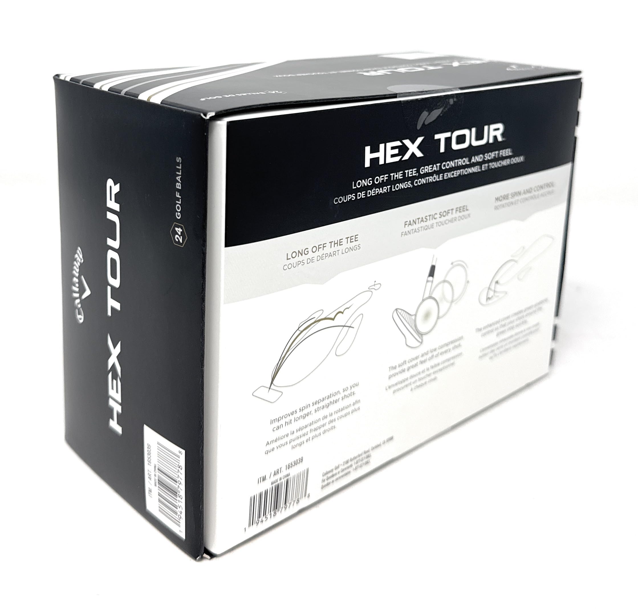 Callaway Hex Tour weiche Golfbälle, 24 Stück
