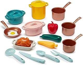 Comprar Ecoiffier- Set Accesorios de Cocina Infantil Vert Azur, 20 Piezas, Juego de Imitación para niños, A Partir de 18 Meses (7600001685)