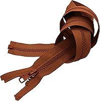 Vista 32 de Cremallera Vislon de 20 pulgadas, separación de plástico moldeado #5 de YKK - Peso medio por cada uno (color seleccionado) (amarillo neón Lite - 803)