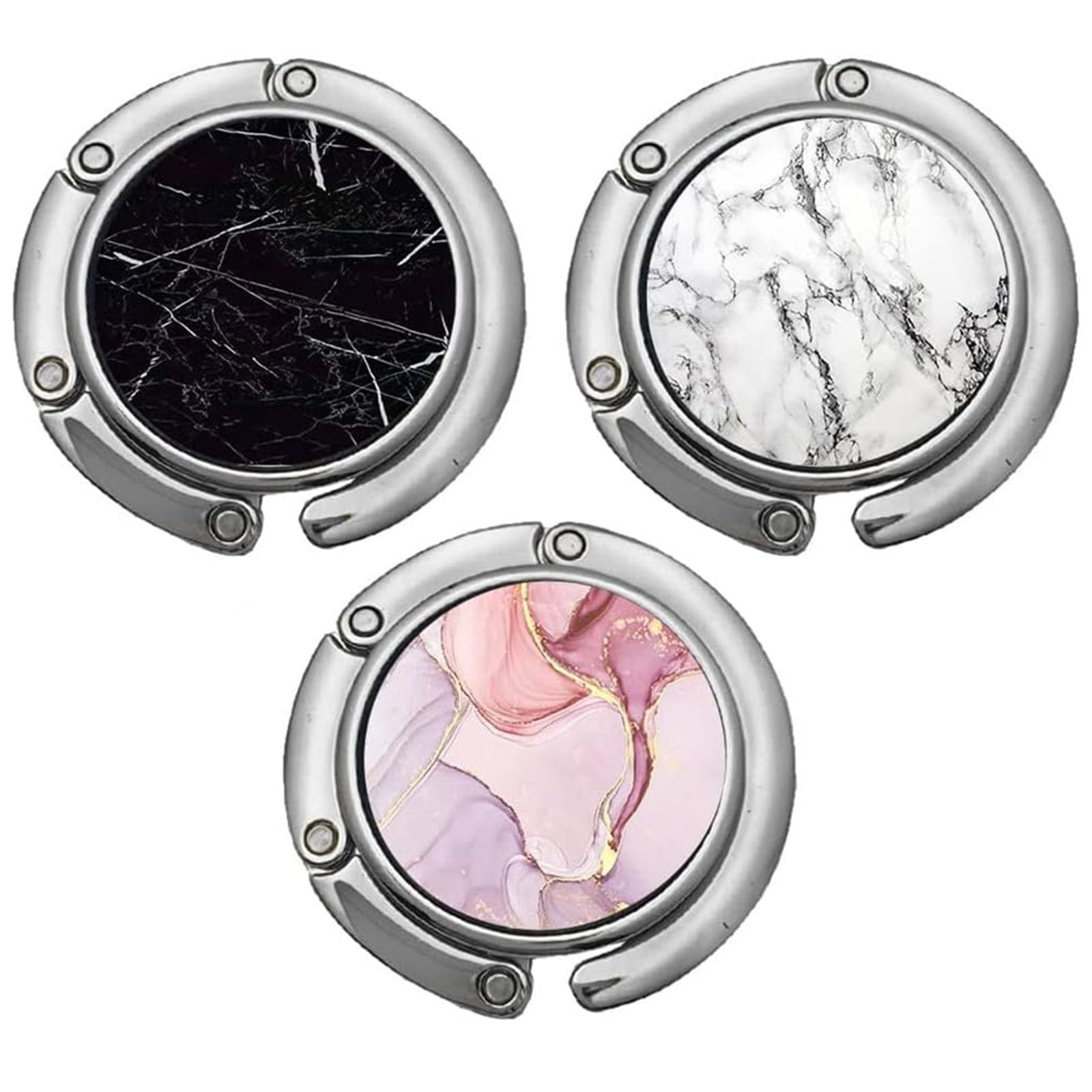 Set 6 Appendiborse Pieghevoli Kurtzy - Gancio Da Tavolo Per Ristoranti, Bar E Uffici - Foto 10