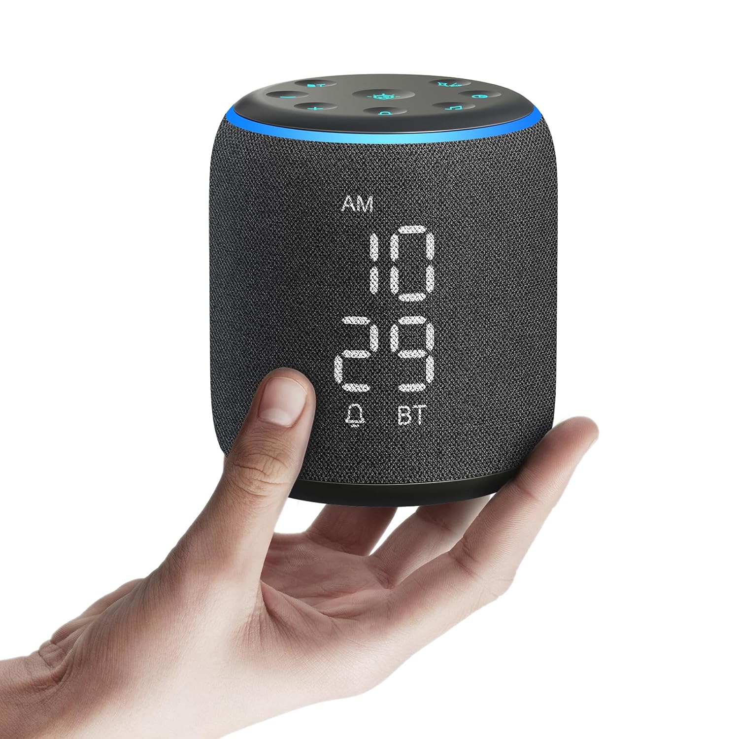 REACHER Sound Machine Alarm Clock for Kids Portable Sound Machine for Sleep Friendly Small Rechargable Bluetooth Alarm Clock