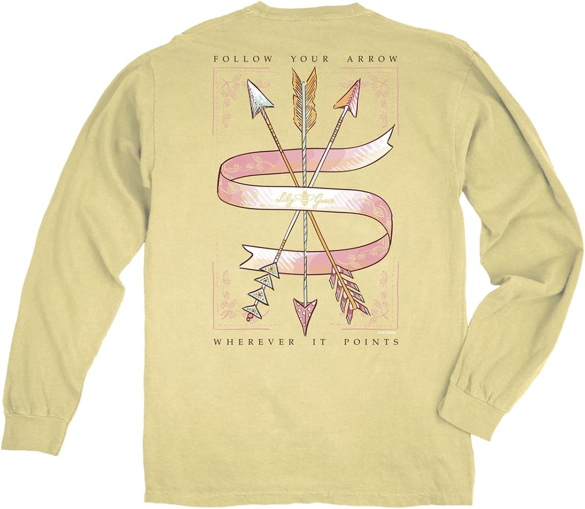 Lily Grace Follow Your Arrow Long Sleeve T-Shirt-small