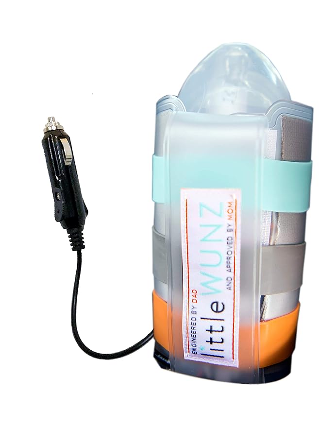 LITTLEWUNZ Travel Car Baby Bottle Warmer