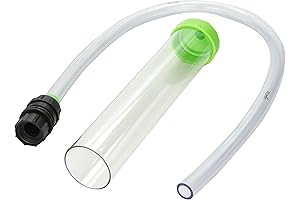 Python No Spill Clean and Fill Aquarium Gravel Tube with Tail/Connector, 10-Inch