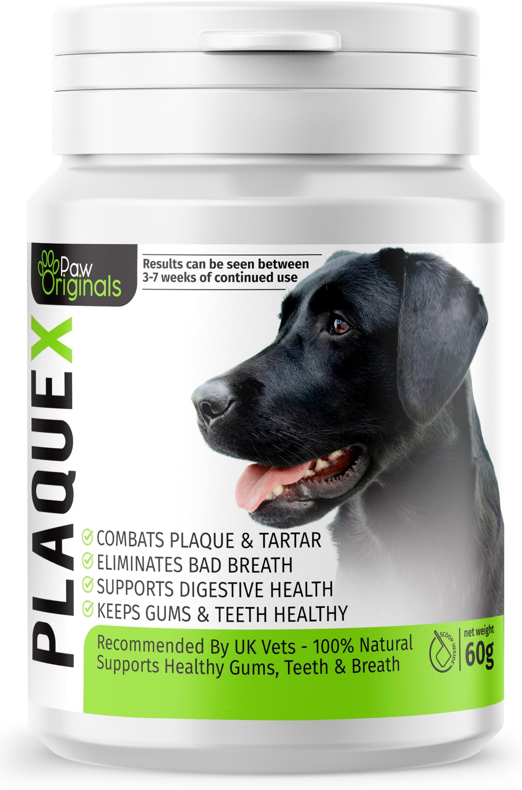 Plaque X Plaque Off & Tartar Remover For Dogs & Cats | Turmeric Formulation | Bad Breath Freshener | Helps Support Gum & Teeth Health | 60G - From The No 1 UK Pet Grooming Brand - 100% Natural