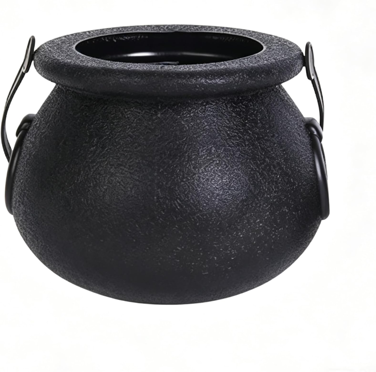 Halloween Witch Cauldron Set Party Decoration Black Pot with Lid Eyeballs