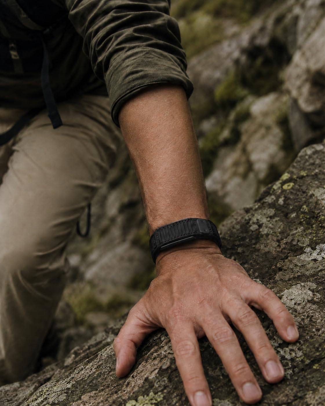 Compatible with WHOOP 5.0/MG Navigator Replacement Band, Heavy-Duty Rugged Nylon Velcro Strap, Abrasion & Weather Resistant, Secure Fit for Sport & Daily Wear – Not Compatible with WHOOP 4.0 image 5