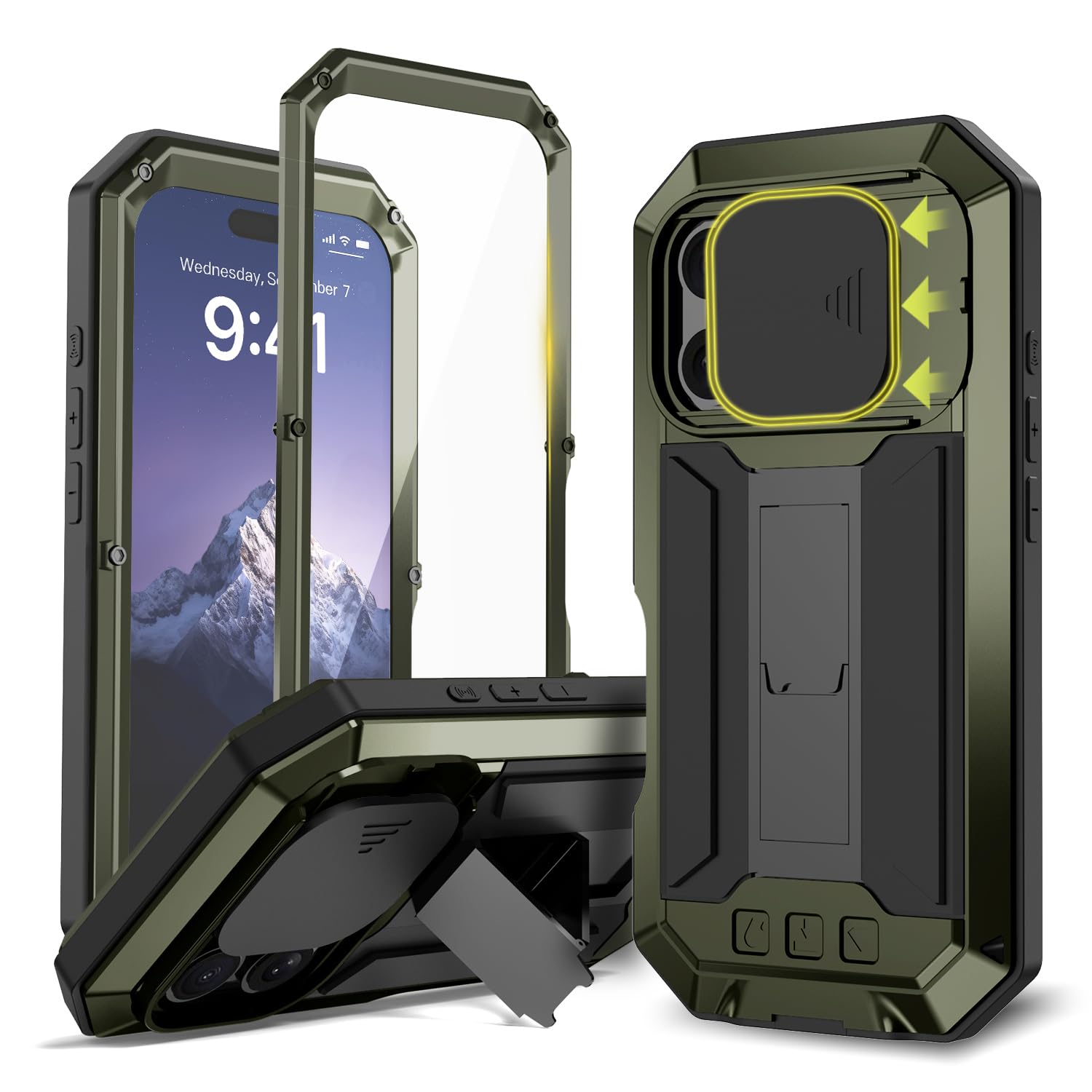 MIYIYQP Compatible for iPhone 16 Pro Max 5G Case