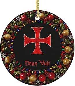 Deus Vult - God wil het Latijns-katholieke kruisvaarders motto
