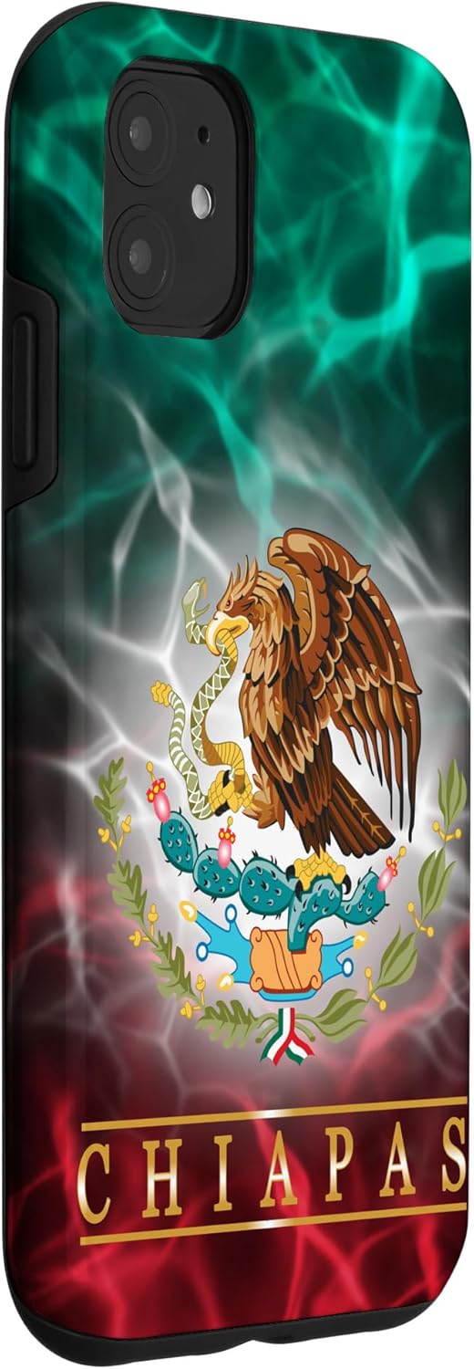 Chiapas Mexico Flag - Proud to Mexican Roots Case for iPhone 11