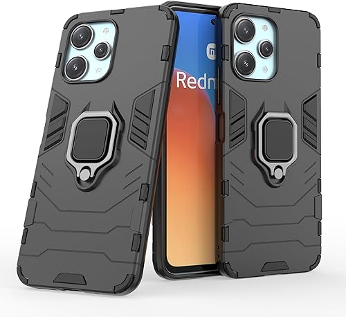 Miniatura 2 de Funda compatible con Xiaomi Redmi 12, compatible con Xiaomi Redmi 12 4G 23053RN02A, carcasa de soporte compatible con Xiaomi Redmi Note 12R 5G