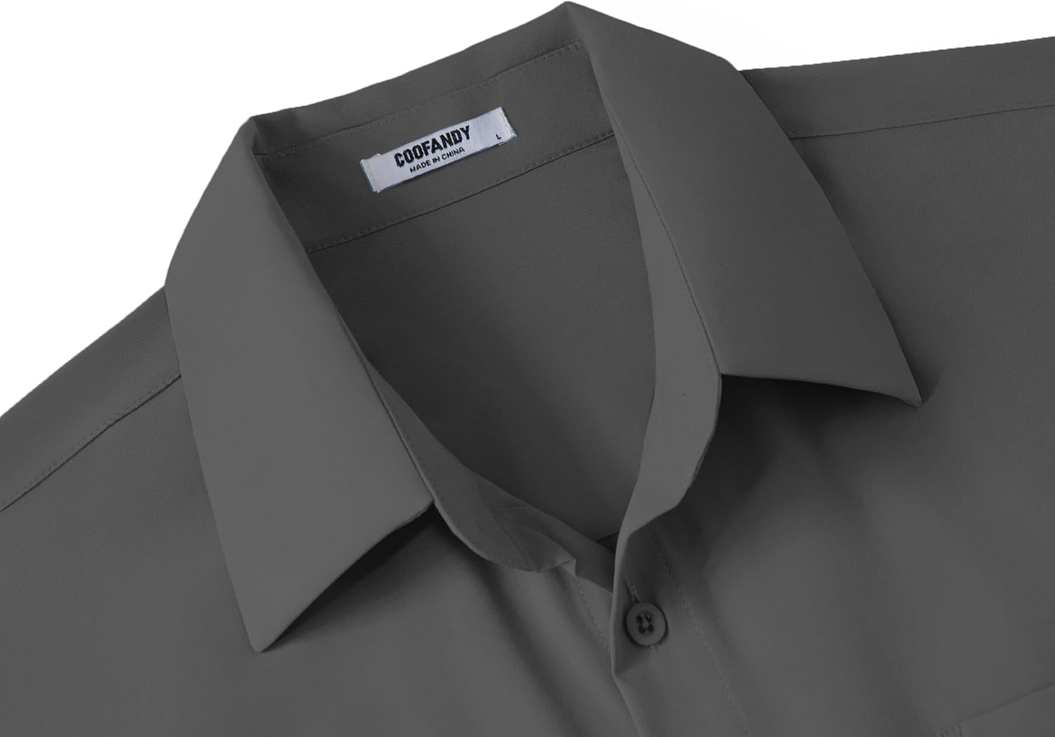 COOFANDY Big & Tall Shirts for Men Short Sleeve Button Down Casual Dress Shirts - Image 5