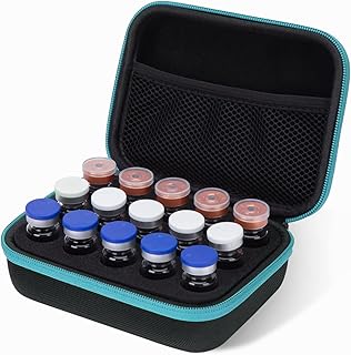 DHXYZZB Insulin Fridge Holder Storage Case Insulin Vial Protector Holder Insulin Cooler Travel Case Organizer Fits Standard 10ml U-100 Vials,15-Slot
