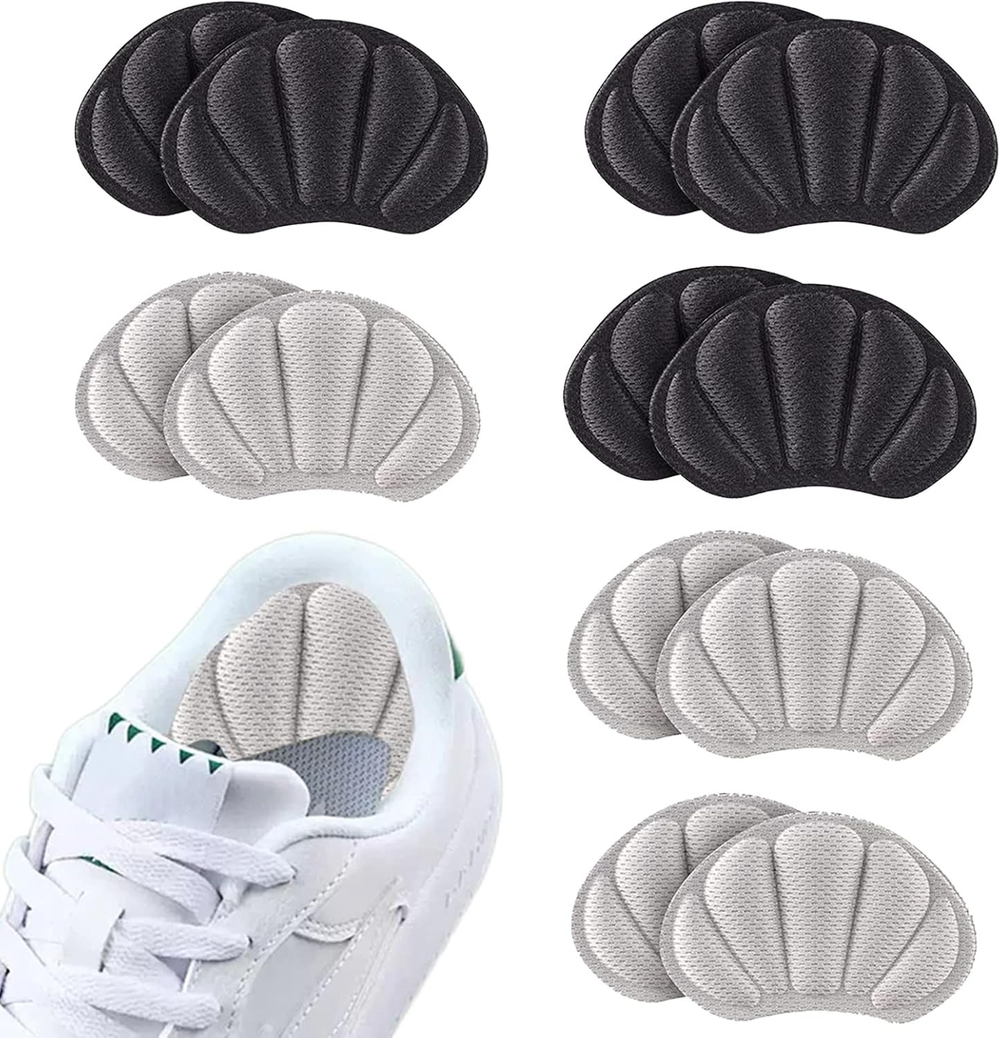 Kit Riparazione Tacchi Scarpe - 16 Toppe In Gomma Con Chiodi, Per Usura Unilaterale, Facile Applicazione - Foto 7