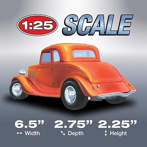 Vista 110 de AMT Round 2 1967 Ford Mustang GT Fastback Kit de modelos a escala 1:25, cromo (AMT1241)