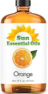 Sun Essential Oils 16oz - Orange (Sweet) Essential Oil - 16 Fluid Ounces