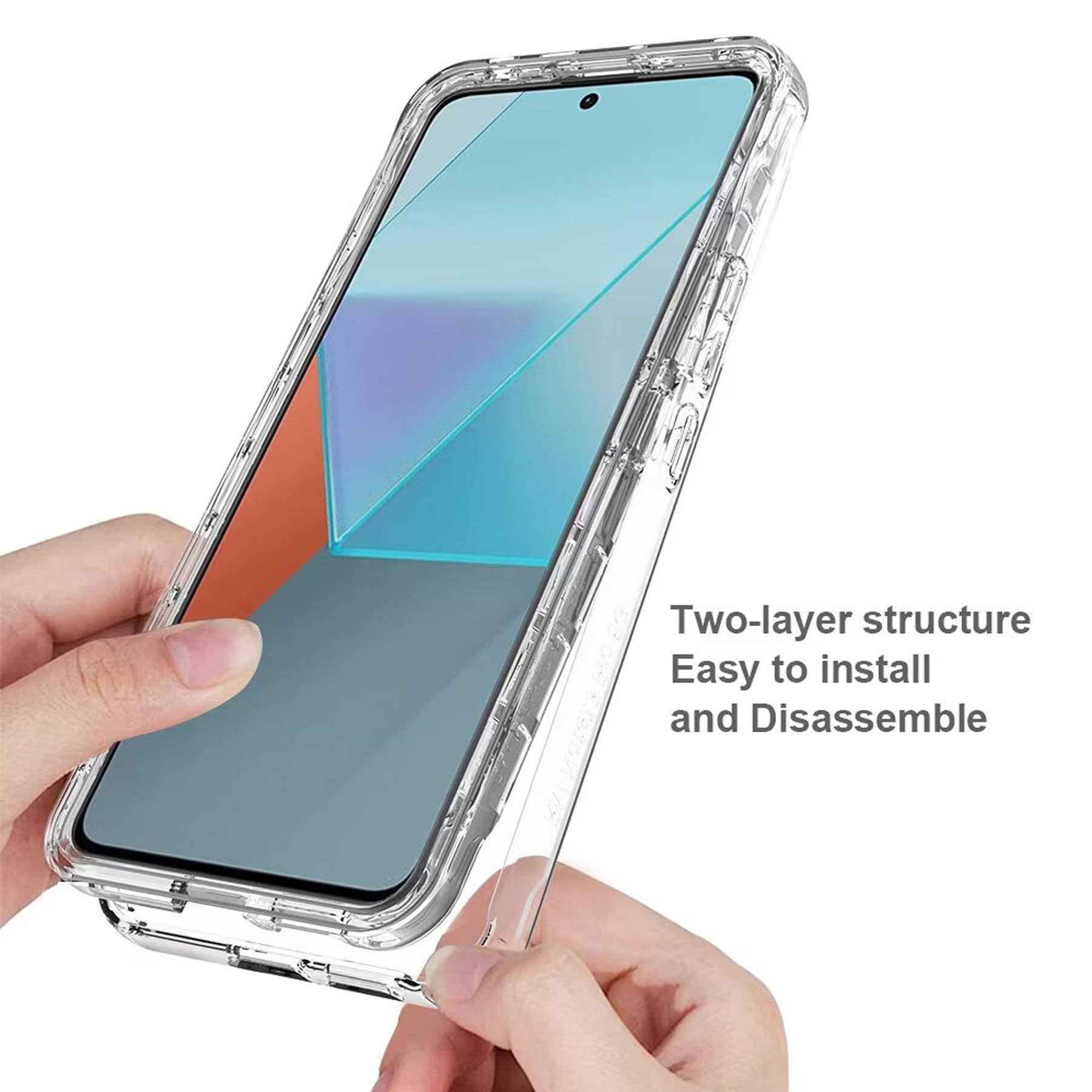 CENHUFO Cover Xiaomi Redmi Note 13 5G 360 Gradi Antiurto con Protezione