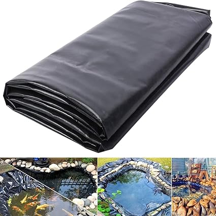 Image CIDMUS HDPE Pond Liner Heavy Duty Impermeable 0.35mm Pond Liner Underlay Flexible Foldable Rubber Pond Tarp For Garden, Building Construction, Aquaculture (Color : Black, Size : 4x6m) Image CIDMUS HDPE Pond Liner Heavy Duty Impermeable 0.35mm Pond Liner Underlay Flexible Foldable Rubber Pond Tarp For Garden, Building Construction, Aquaculture (Color : Black, Size : 4x6m)