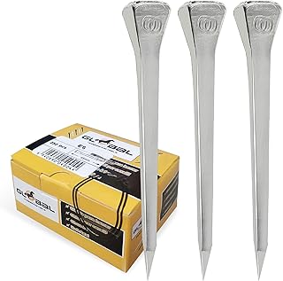 250pcs E5 Horseshoe Nails 2 Inch Stainless Steel Horseshoe Nails Nails Horse Hoof Nails Horseshoe Tools for Stained Glass,Horse Training Equestrian Sports
