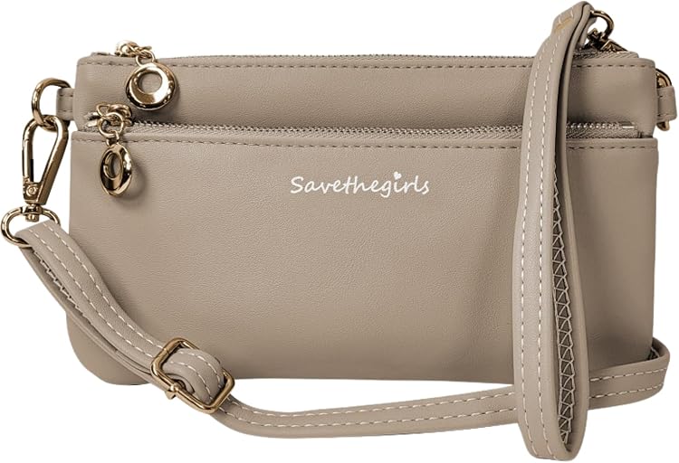 Save the Girls Cell Phone Purse - Touch Screen Women’s Crossbody Bag - Clutch Purses for Women (Bella) | Touch Screen