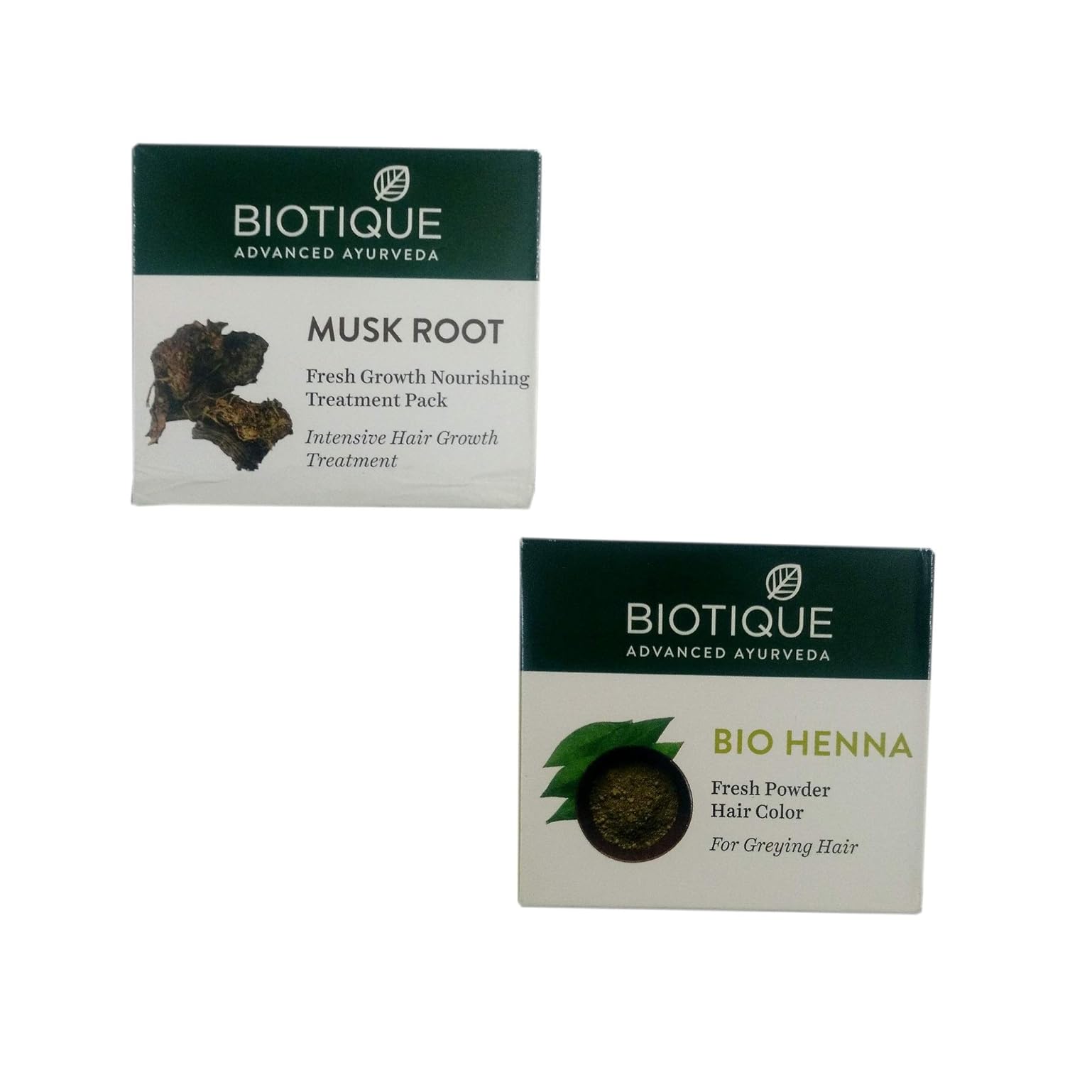 Buy Biotique 230 gm Musk Root Intensive Hair Growth Treatment Pack with