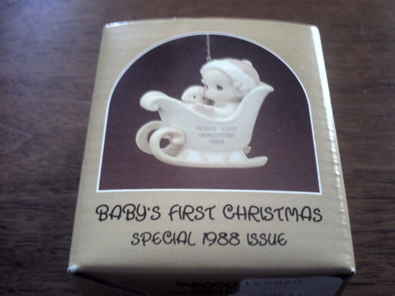 Precious Moments Ornament - Baby's first Christmas Special 1988 Issue (Girl) #520241