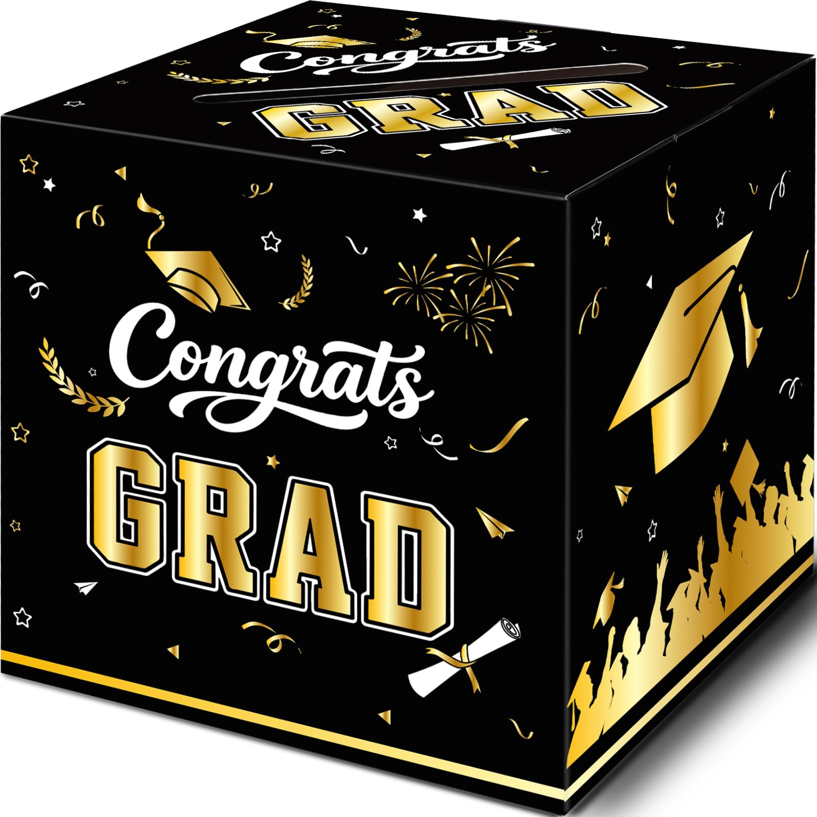 Caja de graduación 2026 soporte para sobres de fiesta que soluciona el desorden