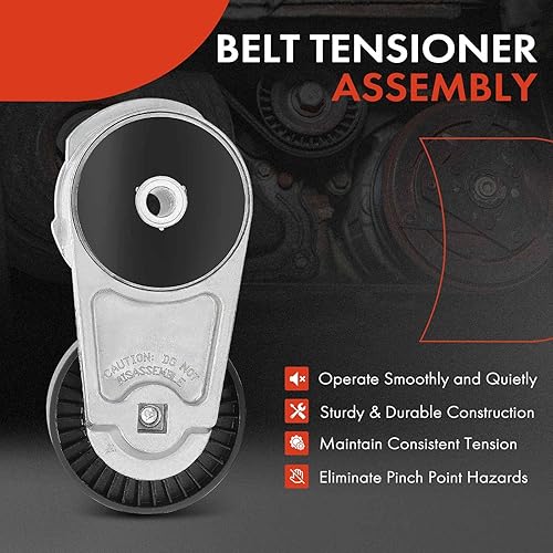 Miniatura 2 de A-Premium Conjunto de tensor de correa con polea compatible con Chrysler Town & Country 2011-2016 y Dodge Challenger, Charger, Durango, Grand