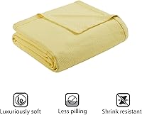 Vista 2 de Madison Park - Manta de lujo, suave, acogedora, 100% algodón hilado en anillo, para cama, o sofá