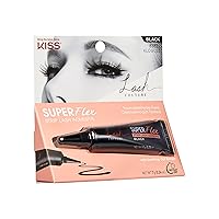 Vista 4 de KISS Lash Couture - Tira de látex negra con extracto de avena calmante, boquilla de control de precisión, probada por dermatólogos, compatible