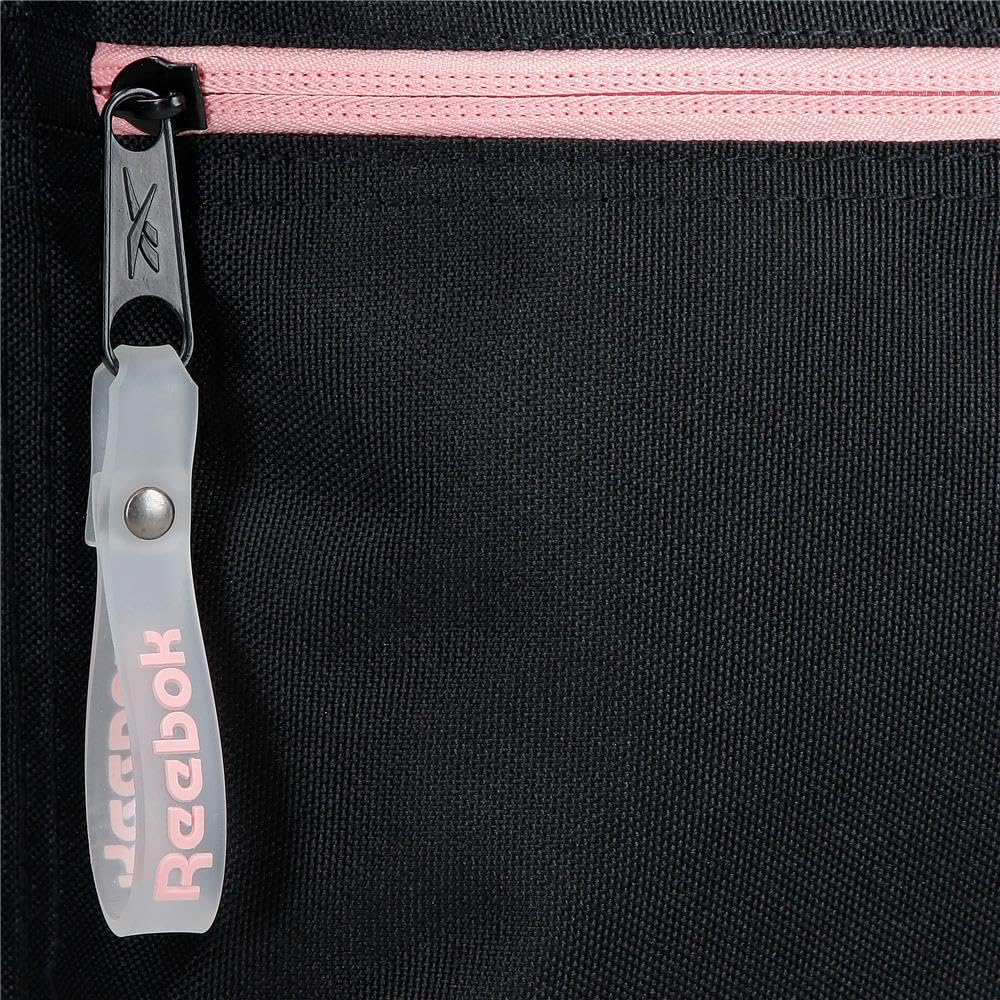 Reebok Beverly Pokrowiec Trójka Czarny 22x10x9 cms Poliester, czarny, Talla única, Potrójne etui