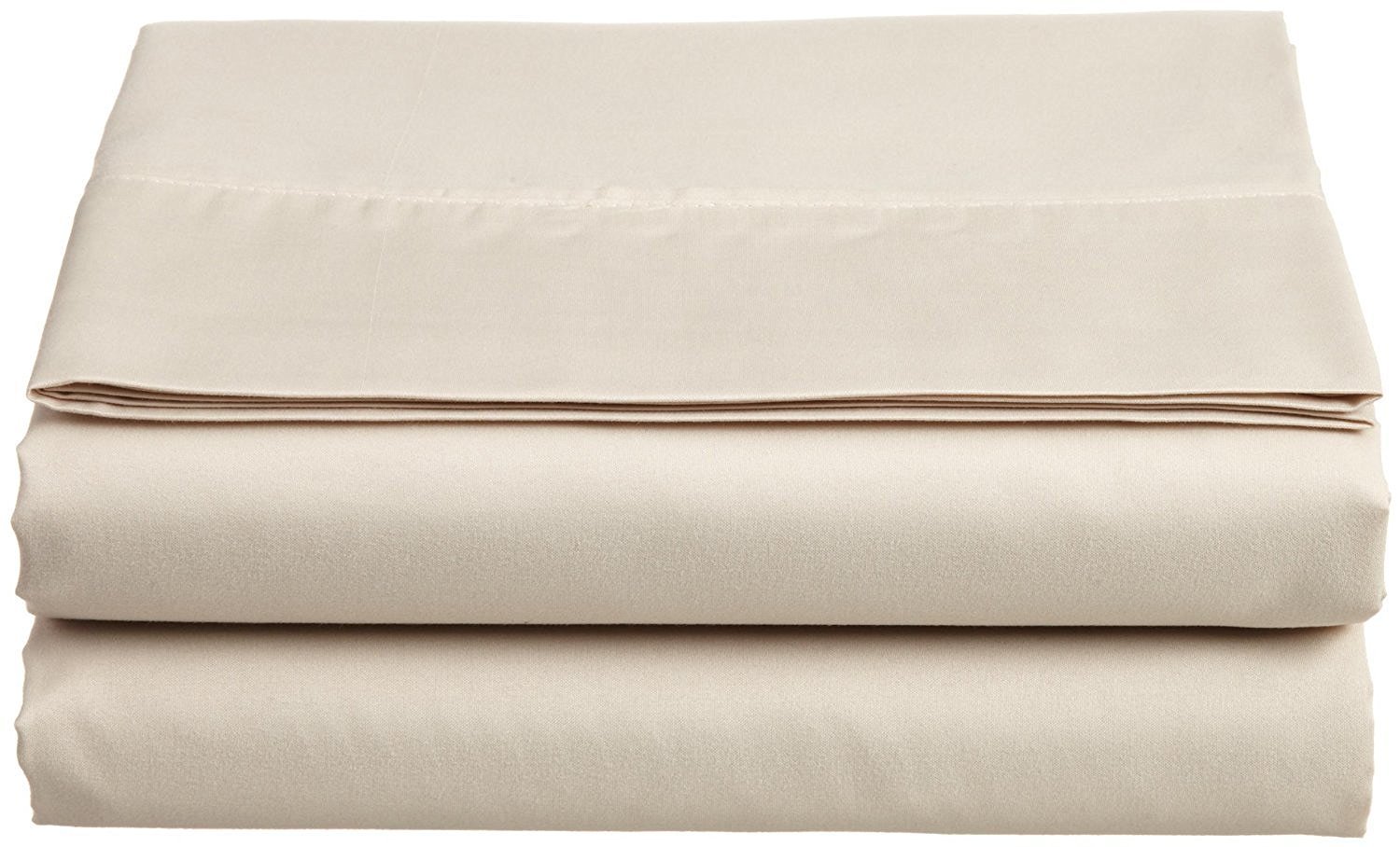 Luxury Fitted Sheet on Amazon Elegant Comfort Wrinkle-Free 1500 Thread Count Egyptian Quality 1-Piece Fitted Sheet, Twin/Twin XL Size, Cream