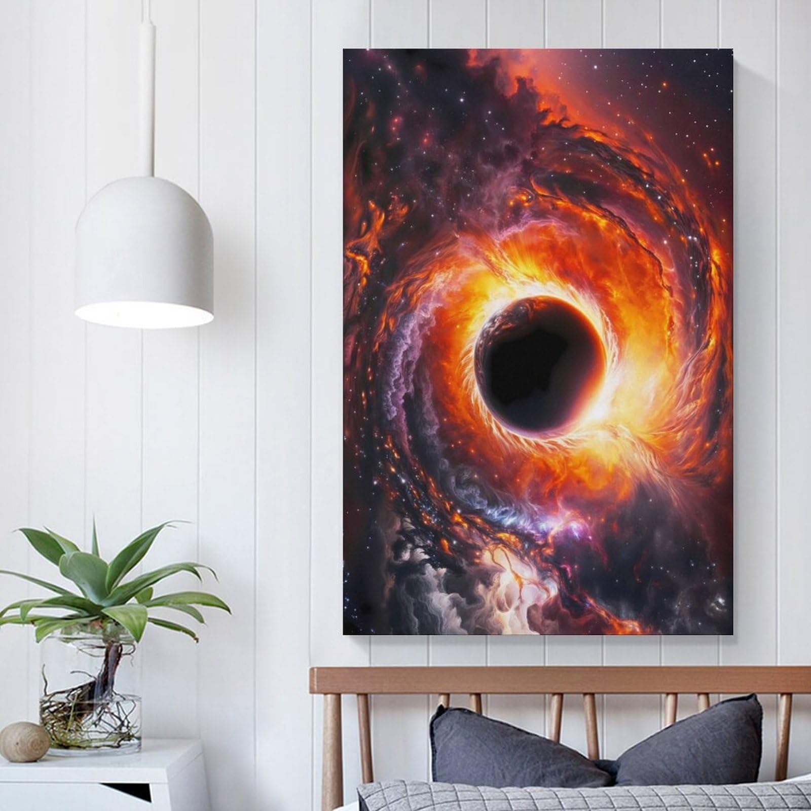 Poliuaws Unframe-Black Hole Universes Black Hole Universes Wall Prints For Living Room For Rustic Bath Decor Artwork 24X36inch(60X90cm)