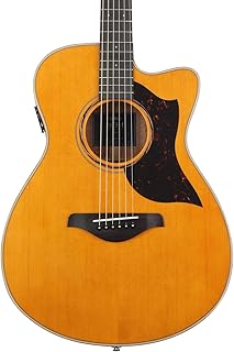 A-Series AC3M Acoustic-Electric Guitar with Soft Case, Vintage Natural