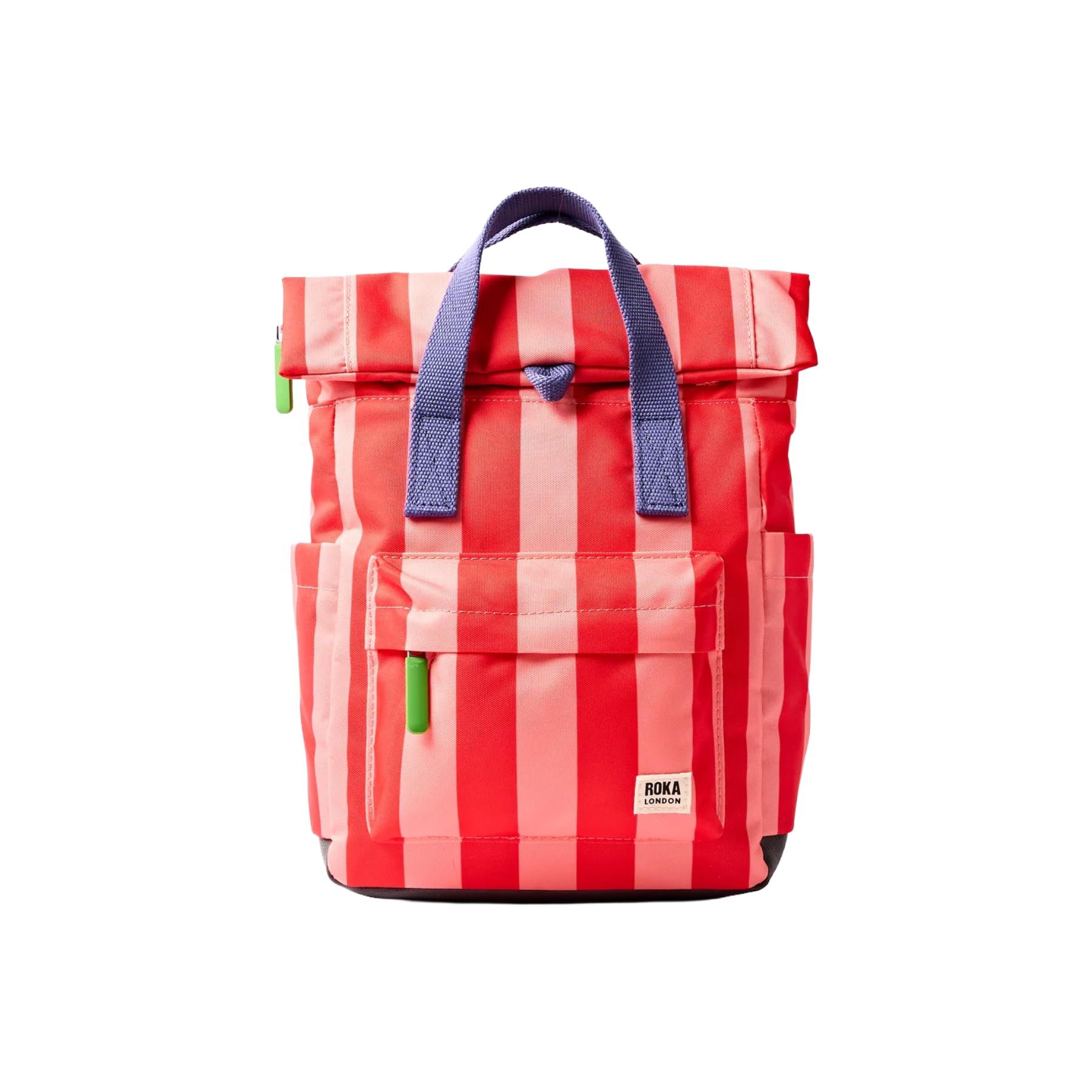 ROKA LONDON, BACKPACK CANFIELD B RECYCLED CANVAS, CIRCUS PRINT, SMALL