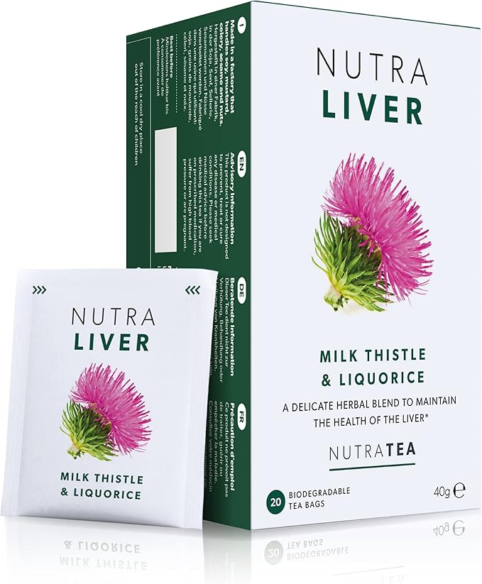 NUTRALIVER Liver Detox Tea Liver Cleanse Tea For Liver Cleansing