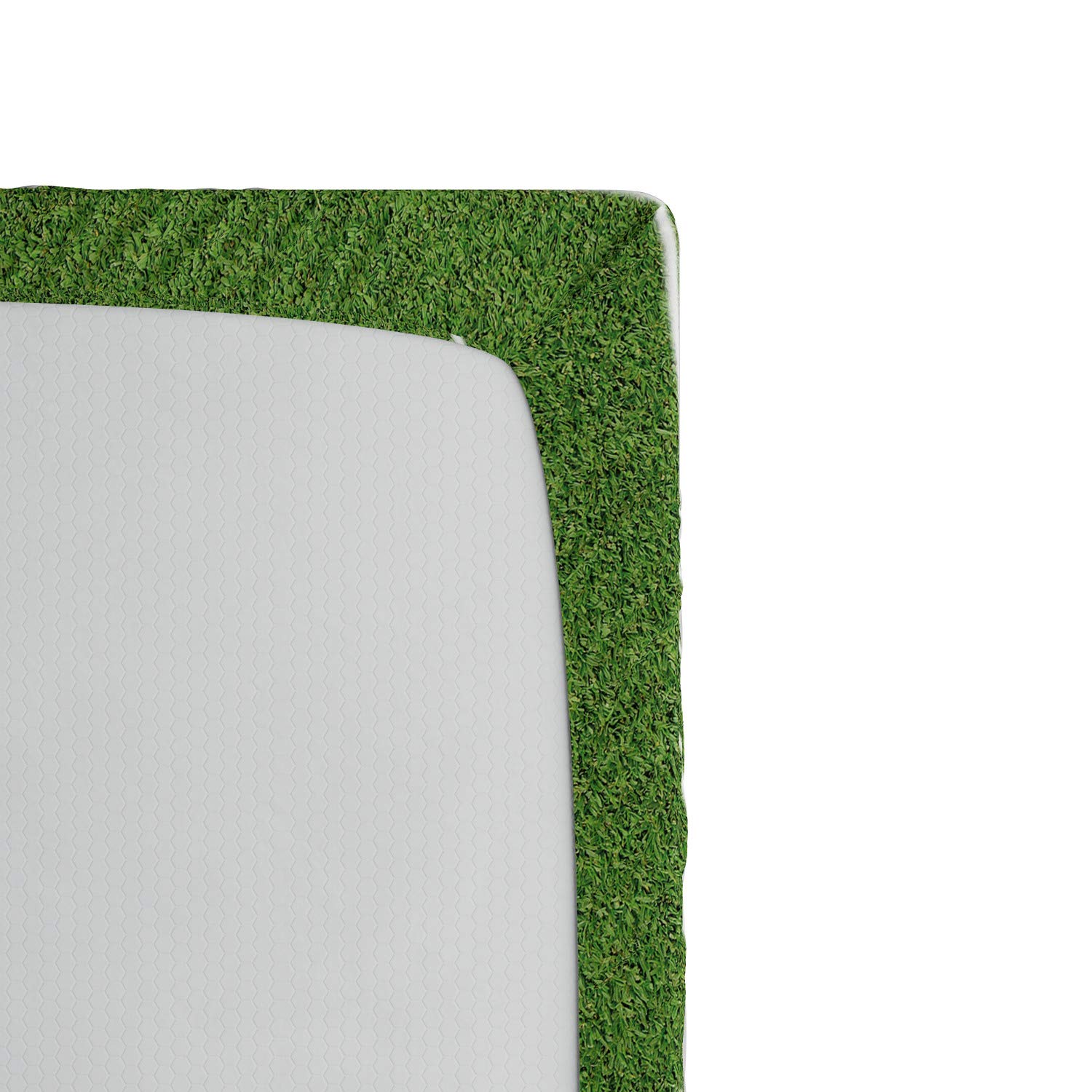 Lenzuolo Con Angoli ABAKUHAUS Calcio Stadio – 90x200 Cm – Microfibra Morbida Con Tascone Elastico – Verde E Bianco