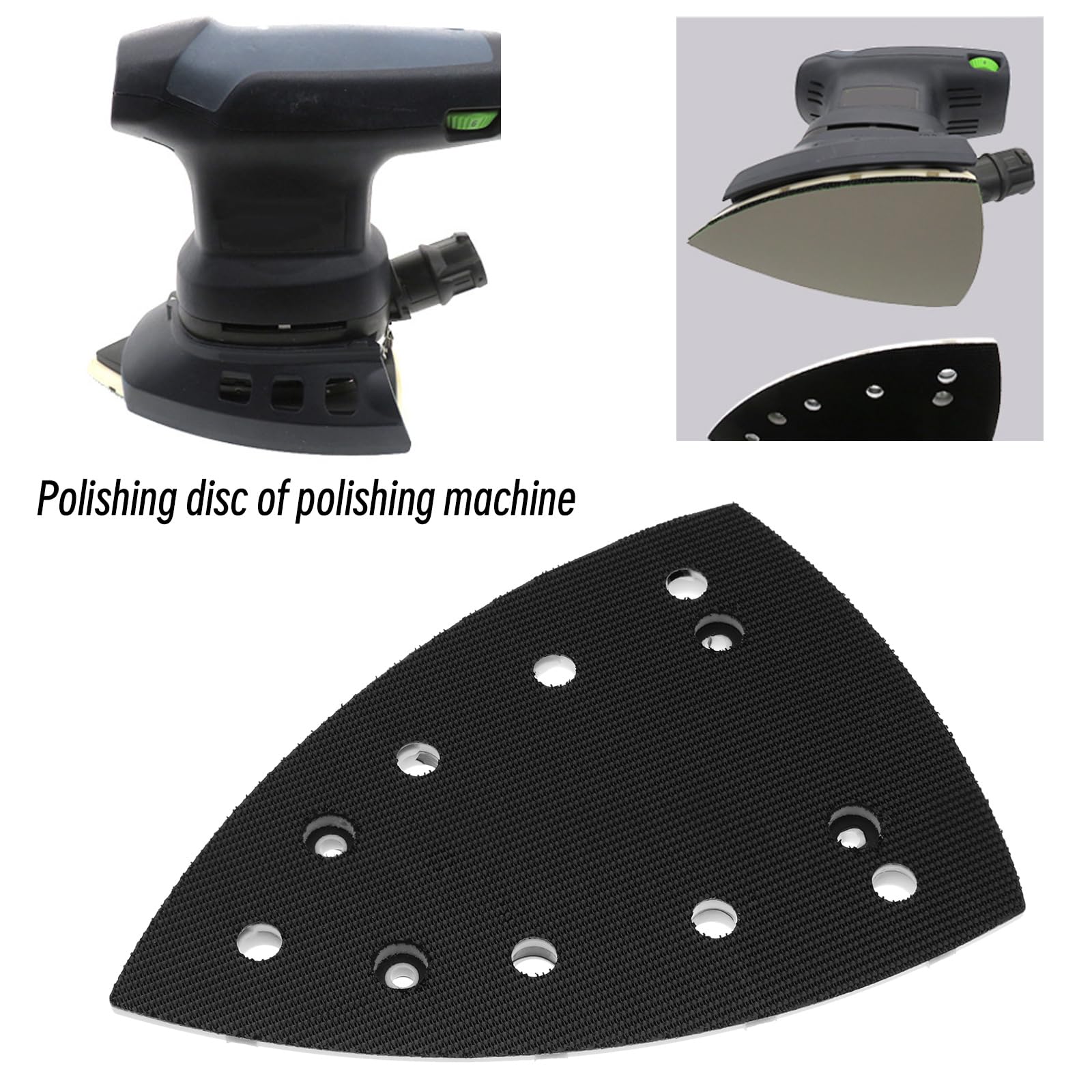 Almohadilla de Respaldo Compatible con Festool DTS 400 DS 400 Lijadora de Gancho Y Bucle Almohadilla de Lijado Herramientas Abrasivas Almohadilla Protectora para Lijadora 98x148 Mm