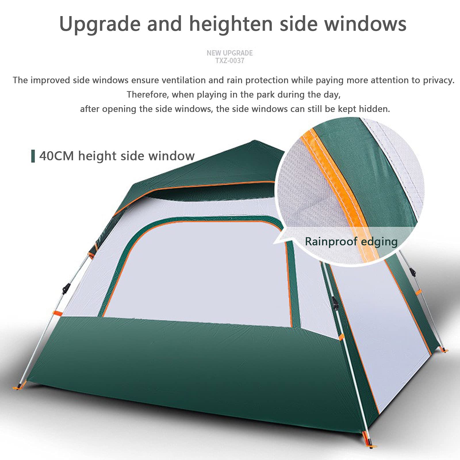 Tenda Automatica Quattro Stagioni Campeggio, Ispessimento Campeggio Campo Automatico Pioggia Escursioni Trekking Tenda Tenda per Il Trasporto, Camera Ultralight Cupola Tenda