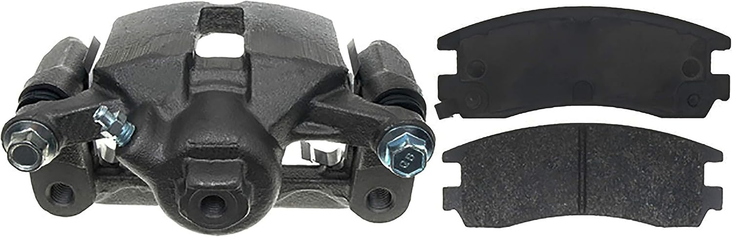 ACDelco Gold 18R1770PV (19322742) Rear Driver Side Disc Brake Caliper Assembly with Semi-Metallic Pads (Loaded Police)