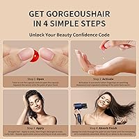 Vista 7 de Aceite para el cabello, 50 cápsulas – Vitaminas para el cabello A C E Pro B5 – Suero de tratamiento capilar – Suero para cabello encrespado y dañado