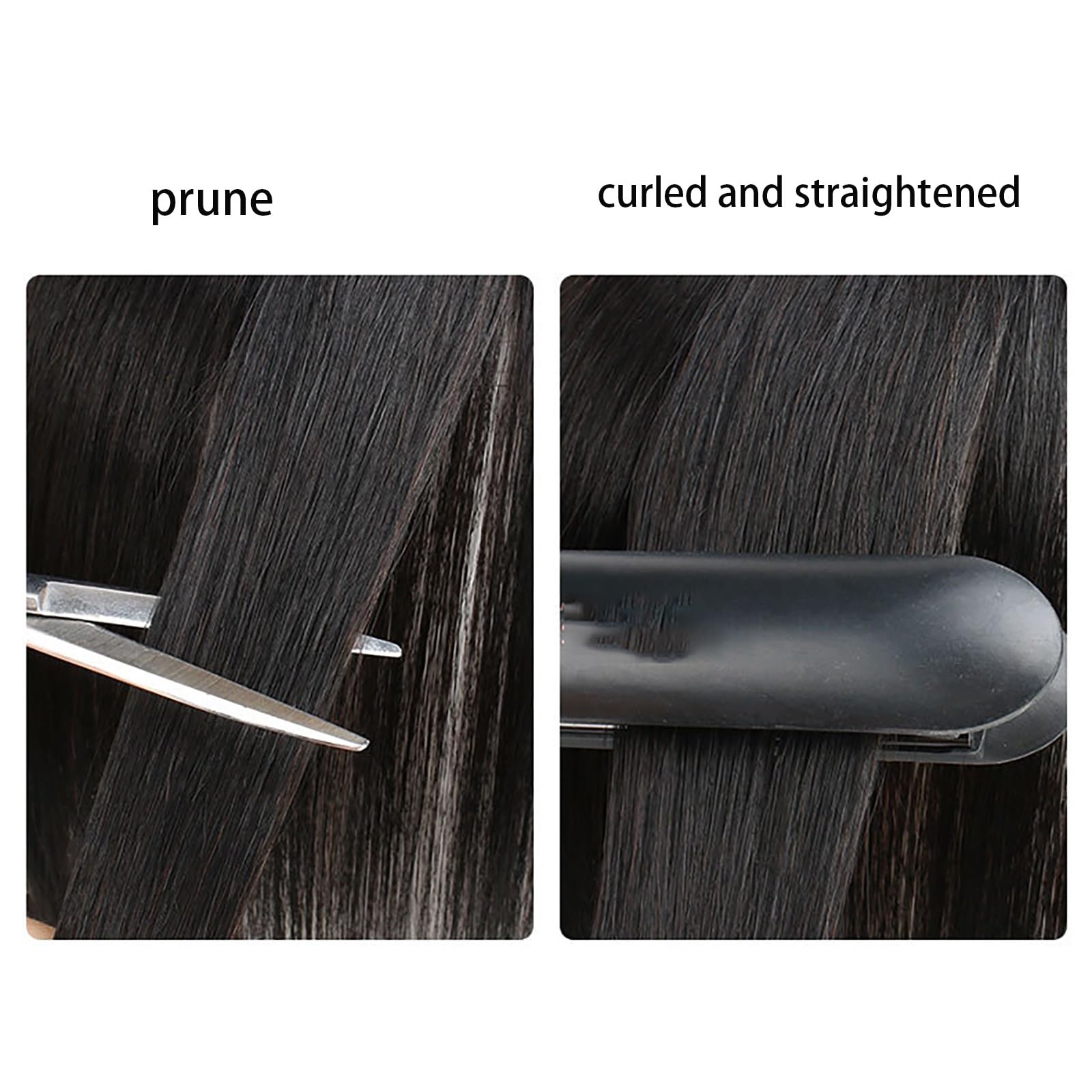 Damen 10 Zoll Top-Haarteile Topper Aus 100% Echthaar, Seidenbasis-Clip-in-Top-Wiglets-Haarverlängerungen for Leichten Haarausfall/Dünner Werdendes Haar/Graues Haar (Color : Black)