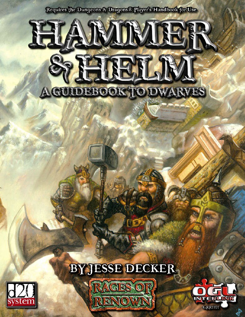 Buy Hammer & Helm: A Guidebook to Dwarves (Races of Renown) — BookShops.in