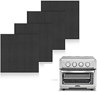 SIUDANGKA 4-Pack Reusable Non-Stick Air Fryer Liners for Cuisinart Air Fryer, Convection Toaster Oven & Emeril Lagasse 26QT