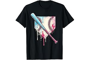 Coolest Sport Baseball Home Plate Drip With Sprinkles Graphic Tee
