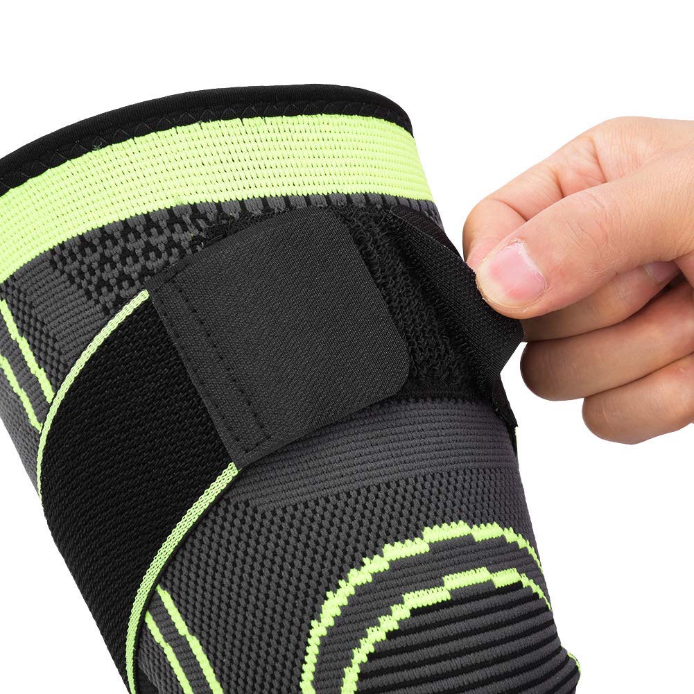 Alomejor Sportowa opaska na kolano premium kompresyjna opaska na kolano stabilizująca orteza kolana na ból i wsparcie stawów (S)