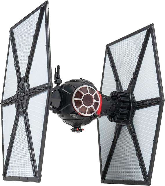 STAR WARS Micro Galaxy Squadron First Order القوات الخاصة TIE Fighter - مركبة 5 بوصة بأجنحة قابلة للإزالة ، برج دوار ، وملحق الشكل الصغير 1 بوصة